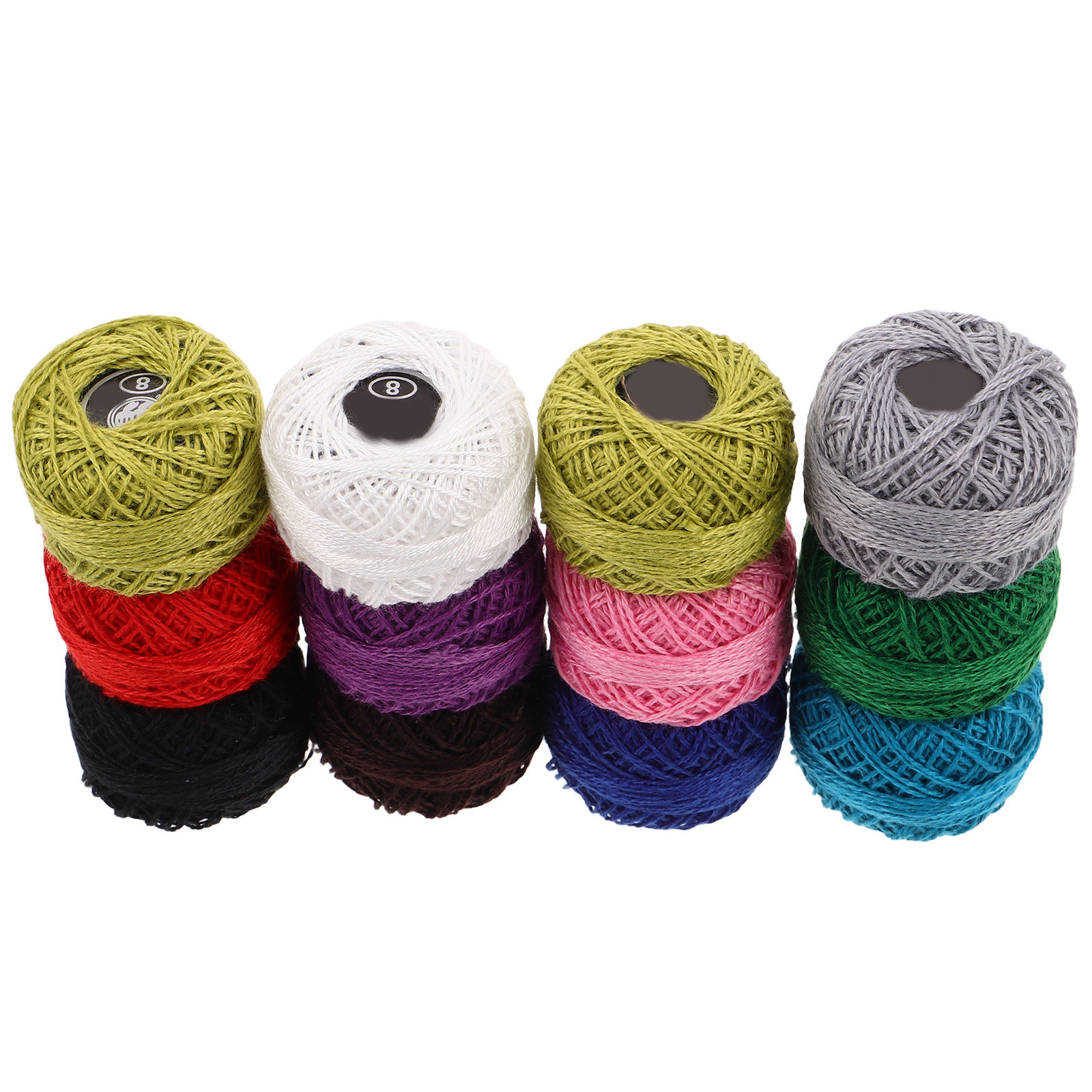 Embroidery Craft - Ensemble de 12 fils à broder