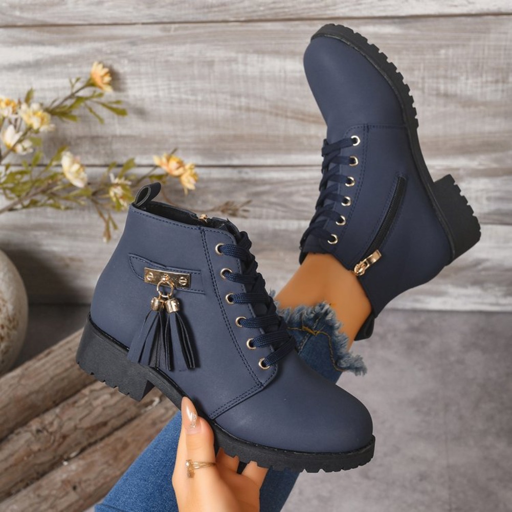 Tassel Fringe Trim - Bottines pour femmes, nouvelle collection hiver