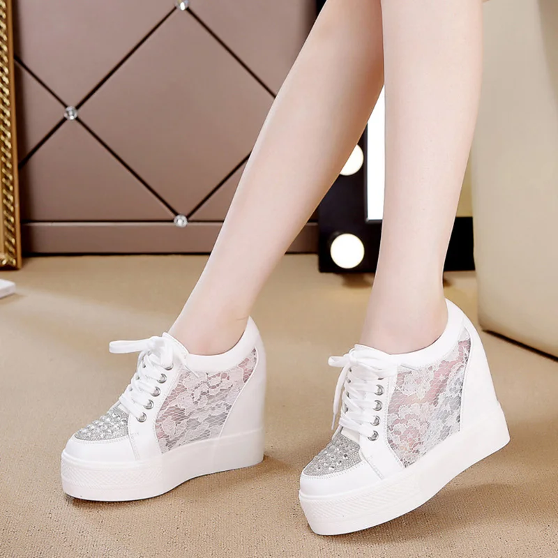 Chaussures à plateforme en bis - Crystal Mesh Fabric avis et prix