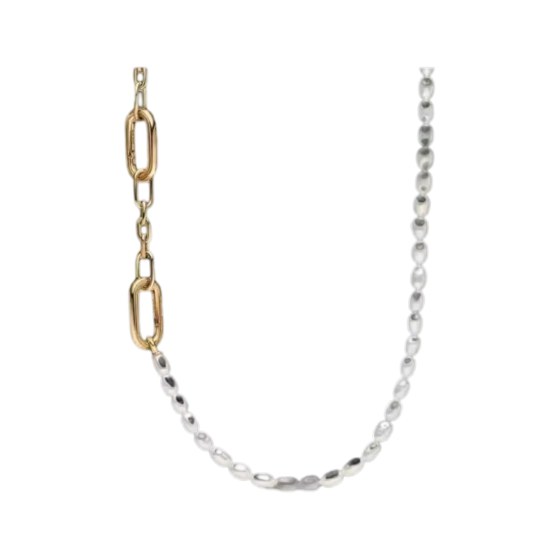 Nouveau collier ras du cou en  - Pearl Trim Chain avis et prix
