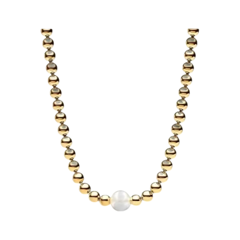 Nouveau collier ras du cou en  - Pearl Trim Chain avis et prix